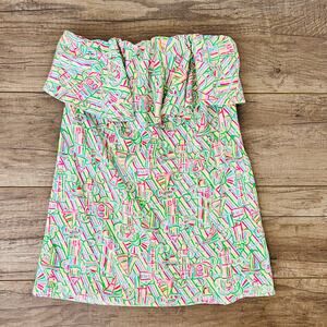 Lilly Pulitzer Wiley Top XS Guiding Light Lighthouse Women's Blouse